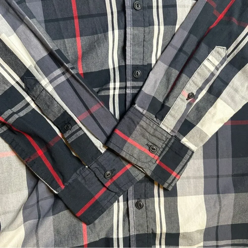 Levi’s Men’s XL Plaid Button Down Shirt Long Sleeve Cotton Blend